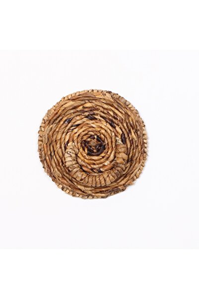 Mylamp ALANYA Doğal Abaka 27 x7 cm Kulplu  Duvar Dekorasyon Tabağı