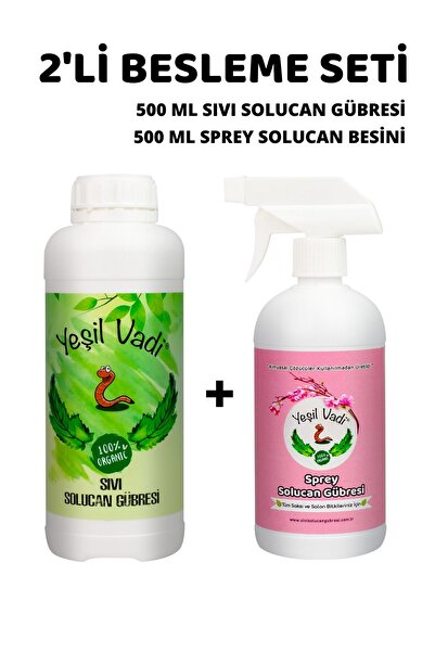 YEŞİLVADİ 2li Çiçek Açtıran Bitki Besleme Seti