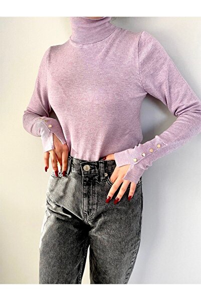 Dilvin T1268 Kazak Balıkçı Yaka Kolu Droplu