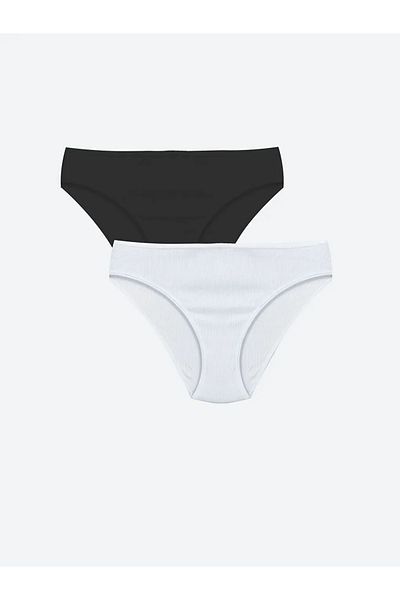 LC Waikiki Balení 2dílných bikinových kalhotek Lcw Dream Optic White