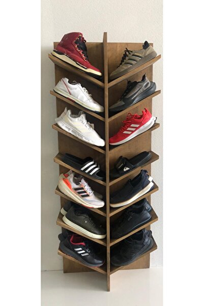 alindi 14 Basamaklı Dikey Masif Panel Ayakkabılık