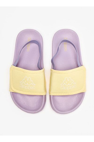 Kappa Girls's Logo Print Sandals with Back Strap