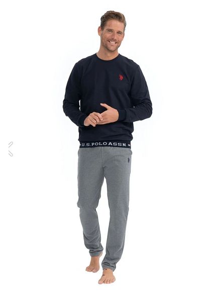 U.S. Polo Assn. Ανδρικά ρούχα για το σπίτι με άδεια USPA 100% βαμβάκι - 2024-2025 Νέα συλλογή