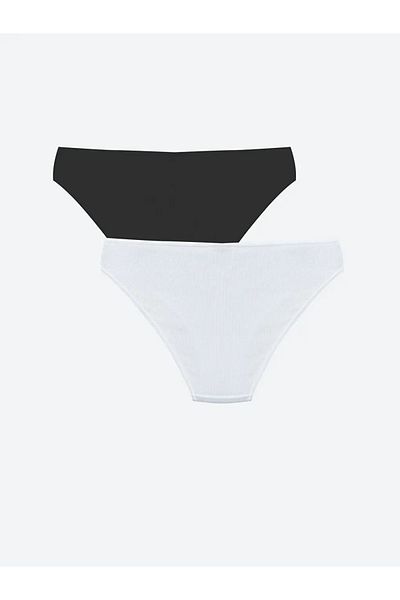 LC Waikiki Balení 2dílných bikinových kalhotek Lcw Dream Optic White