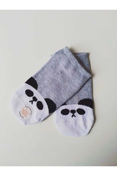 GÇO 2 Pairs Patterned Seamless Non-Squeezing Rubber Women's Booties Socks