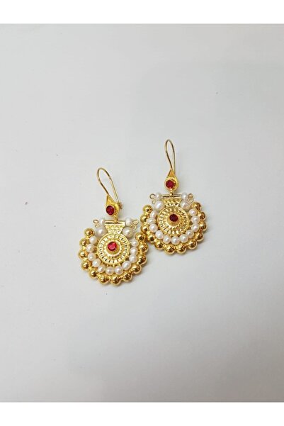 Çelikoğlu Kuyumculuk 14 Ayar Altın Sivrihisar Inci Kadın Küpesi 6,85 gr