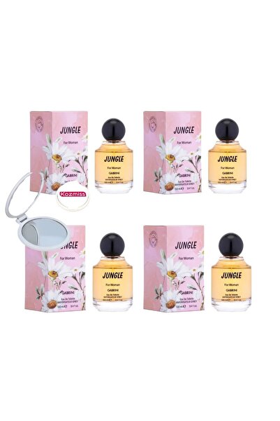 Gabrini Jungle 100 Ml Parfüm 4 x adet +kozmiss ayna hediye