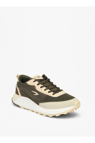 Dash Colourblock Sports Shoes with Lace-Up Closure