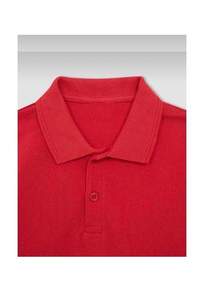 FERRY BUTİK Unisex Adult Long Sleeve Lacos Polo Collar School T-Shirt