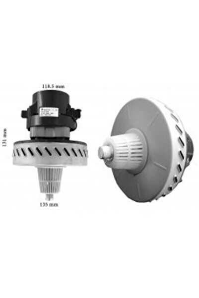 sarcool 1500 W вакуумен мотор с един вентилатор - сепаратор Lib-ihls