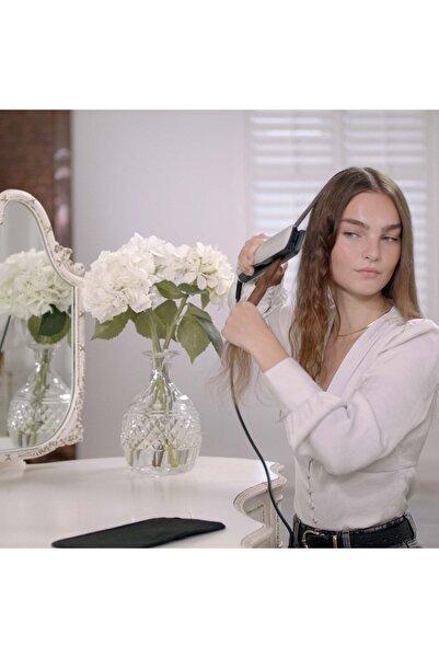 BABYLİSS Steam Hair Styler Luster Styler, 36mm Ceramic Plate, 360 Surround Steam, St595E