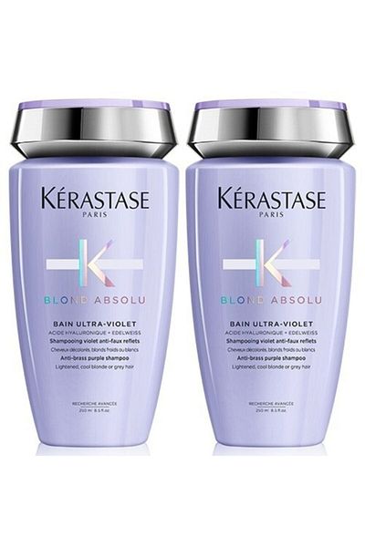 Kerastase Blond Absolu Bain - Ultra Violet Yellow and Gray Hair Shampoo 250 Ml