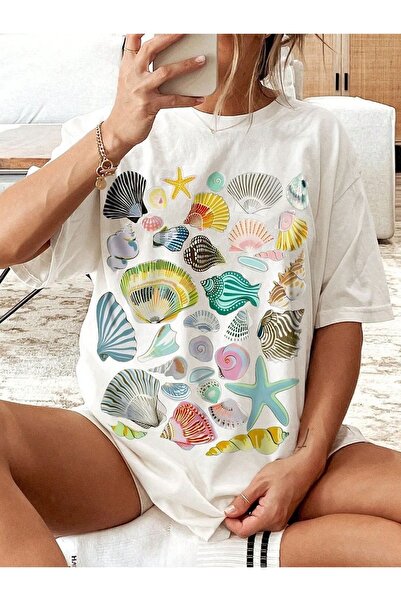 Jose Clothing Tricou alb din bumbac supradimensionat - decolteu, maneca scurt...