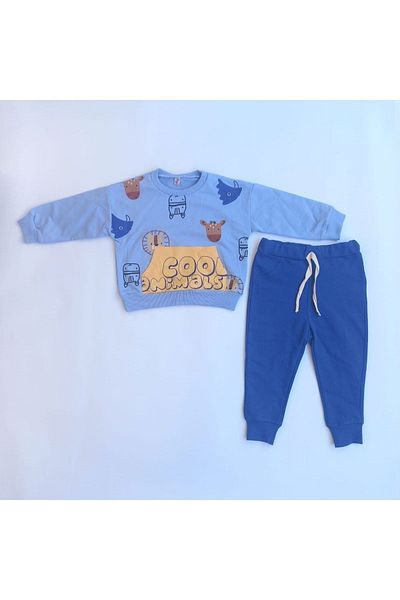 Alingo Animal Printed Children's Tracksuit Set