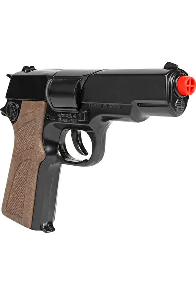 PopŞeker Metal Revolver 8'li: Kapsül Patlatan Oyuncak Siyah