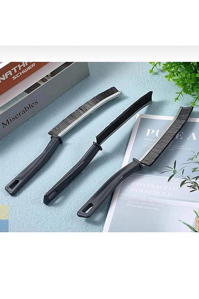 YDGR 1 Piece Multi-Purpose Brush - Jointed Bathroom Kitchen Sink Black
