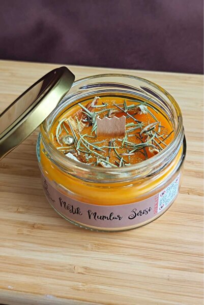 Nil Mum Aşk & Huzur Mumu Biberiye Ve Portakal Ritüeli Soya Mum300 Gr.