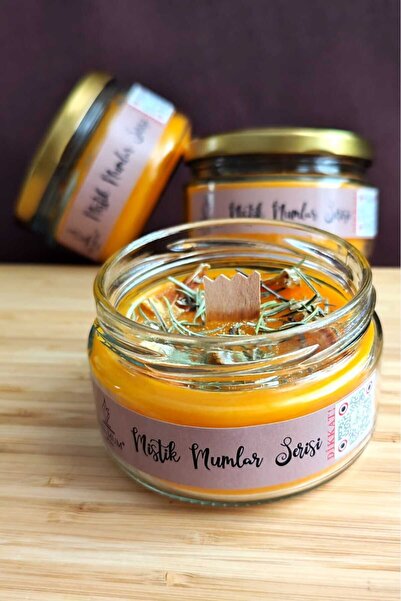 Nil Mum Aşk & Huzur Mumu Biberiye Ve Portakal Ritüeli Soya Mum300 Gr.