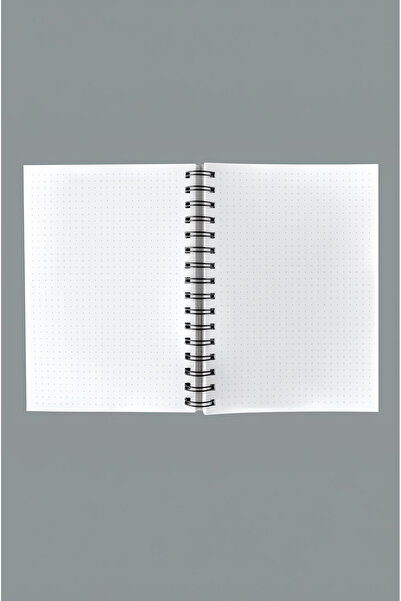 markcat Mother and Baby Themed Wooden Cover 120 Sheets Notebook - Dotted Agenda (A5)