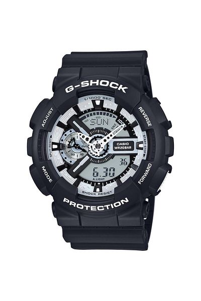 Casio ساعة يد جي شوك Ga-110bw-1adr