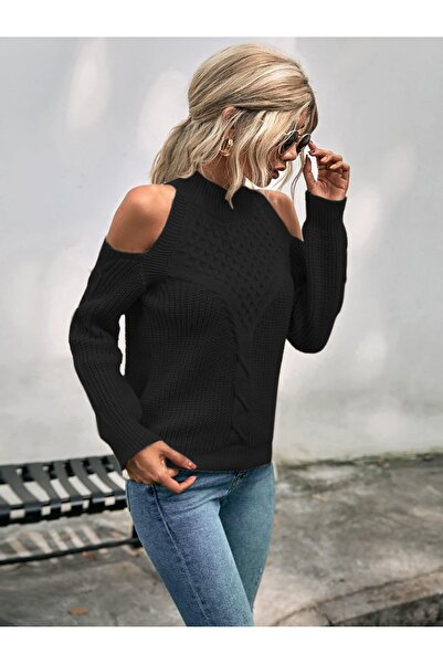 citystyle Design elegant - Pulover din tricot Thessaloniki cu umăr deschis