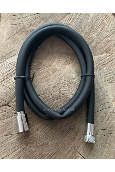 DMR Si?yah Renk Si?li?konlu Duş Hortumu Şohben Hortumu Esnek 1 Kali?te