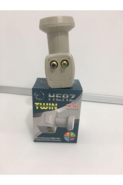 Herz Hr-902 Lnb Full Hd 0.1db Gold Çift Çıkışlı Universal