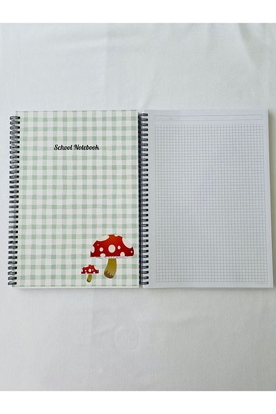 ADA OFİS KIRTASİYE A4 Checkered Notebook Set - 2 Pieces, 80 Sheets, 160 Sheets
