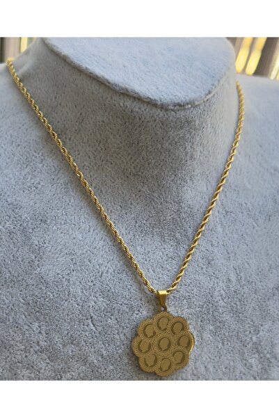 İNN JEWELLERY Çelik Kolye Kararmaz Antialerjik 45+5 cm Çeyrek Figürlü ( 2 Yıl İthalatçı Garantili)