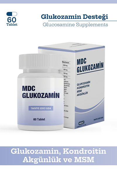 MDC 60 قرص جلوكوزامين (GLUKOZAMIN، CONDROITIN، MSM وBOSWELLIA)