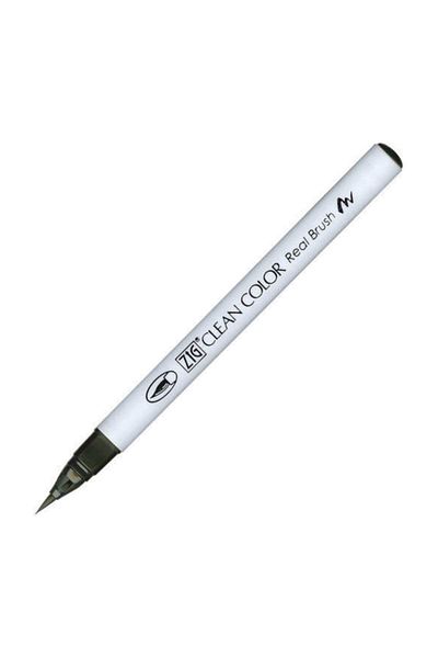 Zig Clean Color Real Brush Rb-6000at 095 Dark Gray Brush Tip Pen