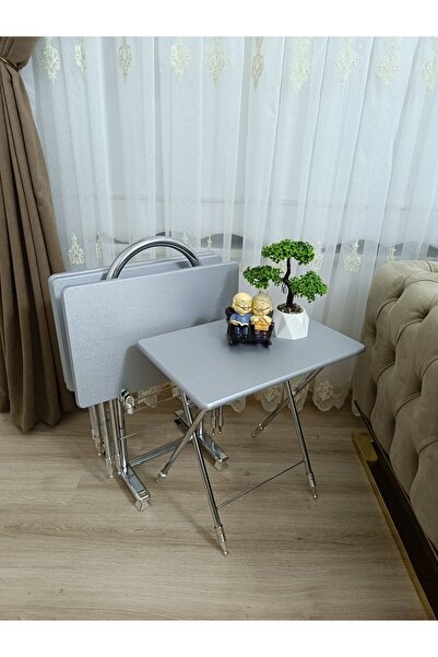 EVKO MOBİLYA Çanta Zigon Sehpa, 4'lü Sehpa, Zigon Sehpa, Servis Sehpası, Mdf ...