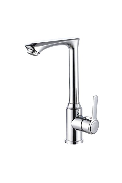 Boheme Abdestlik Yüksek Kuğu Lavabo Bataryası Pirinç Gövde