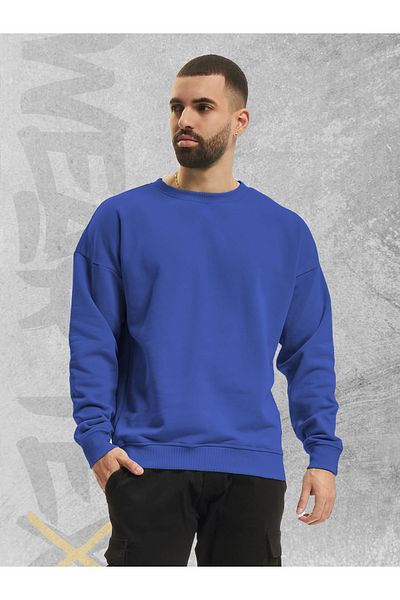 WEARTEX Unisex Crew Neck Reality Printed Oversize Sweatshirt Hoodie