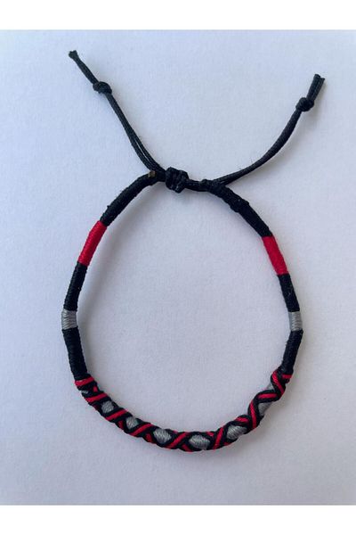 Klotho Design Multicolored Knitted Anklet