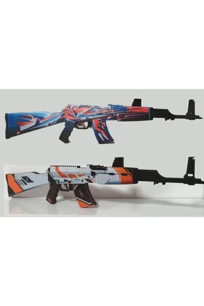 Lunarfall Ahşap Cs Go 2li Ahşap Oyuncak Takımı