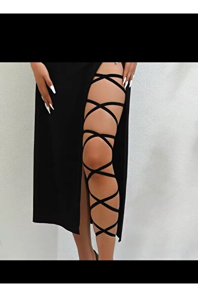 Genel Markalar Siyah Lastik Bacak Kemeri