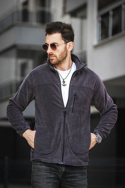 Oksit Freetown Men's Pro - Αντιανεμικό 3 Pocket Outdoor Fleece Jacket