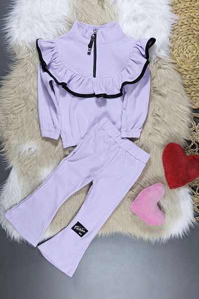 ABİYEKİDS Lilac Kids Set - Spanish Leg Collar, Preschool Nursery Aby169