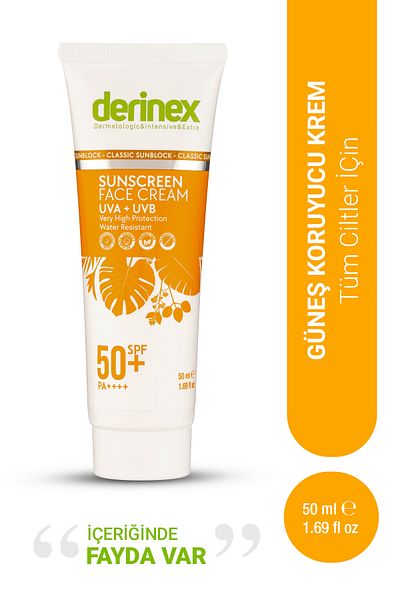 derinex 50 SPF Cream Sunscreen - 50 ml