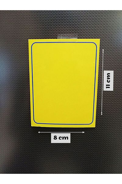 Özfiliz Mağaza Ekipmanları 20 Pcs. Cellophane Erasable Yellow Paper - with Big Discount and Shocking Price Label