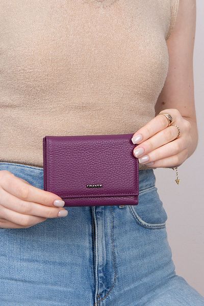 Grande L2632 Genuine Real Leather Small Size Women's Wallet Portfolio