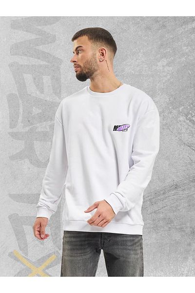 WEARTEX Unisex Oversize Reality Printed Crew Neck Sweatshirt Hoodie