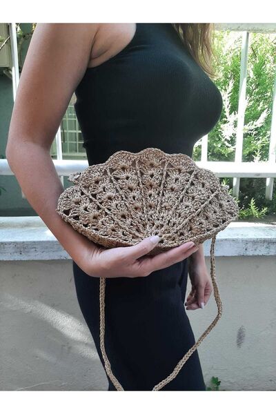 Tisse Örgü Midye Çanta