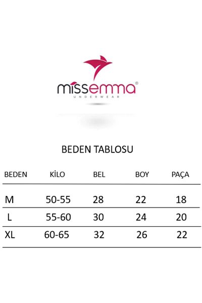 MİSSEMMA Chiloți elastici cu inimă 5 bucăți