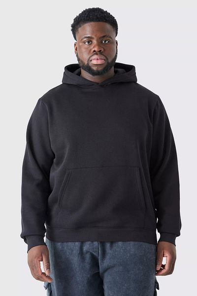 KAWEAR Oversize Hooded Sweatshirt - Large Size, Oversize, 3 Thread