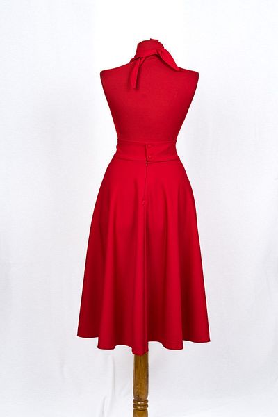 Sihirli Düğmeler Flared Skirt