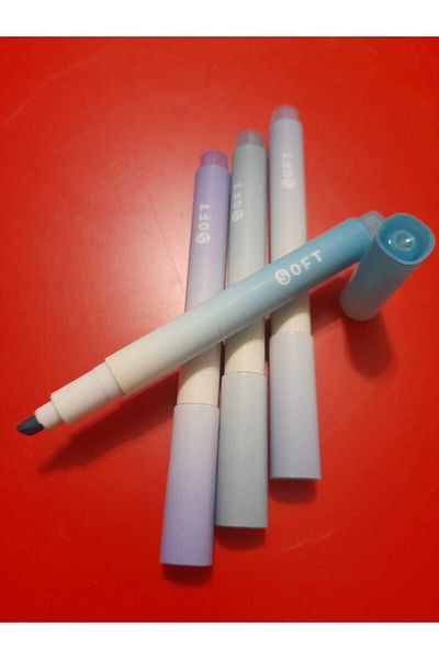 gebzeli phosphorescent pencil set 4 pcs soft (pastel) IN PURPLE-BLUE TUNES