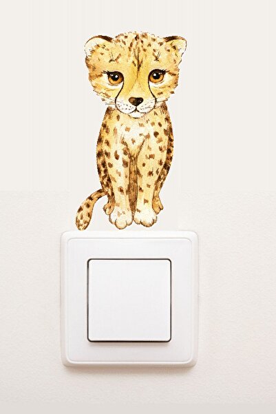 MSticker Autocolant drăguț pentru priză - Baby Tiger