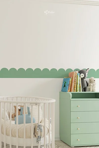 MSticker Folie decorativă pentru borduri, bordură de perete Autocolant decorativ practic din folie pentru panou de perete Borduri din folie